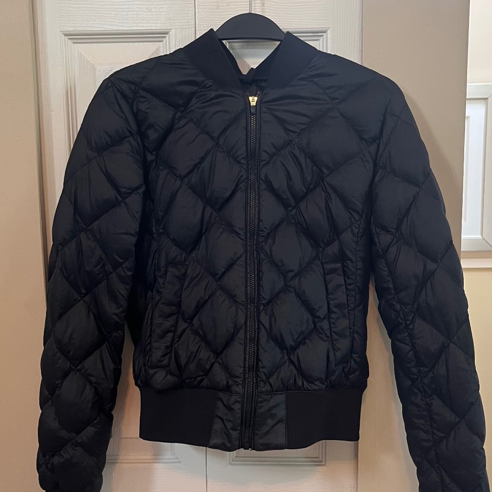 TNA Midnight Black Quilted Puffer Jacket